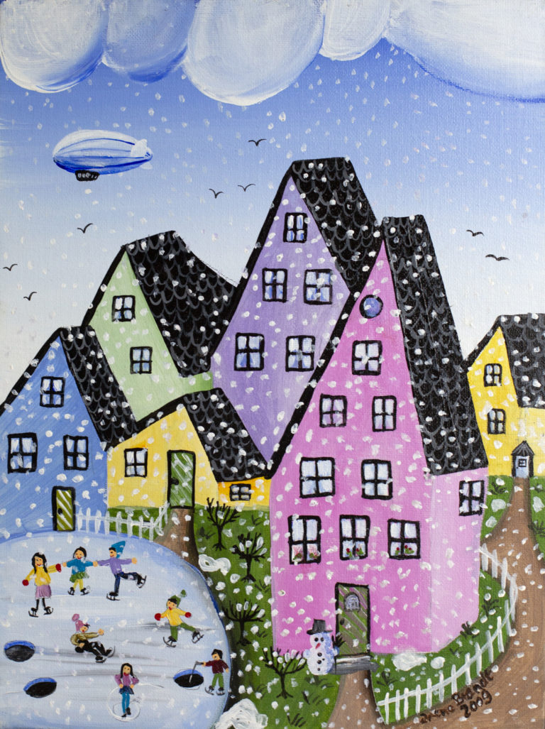 1248 - Brandt Colourful Snow Village